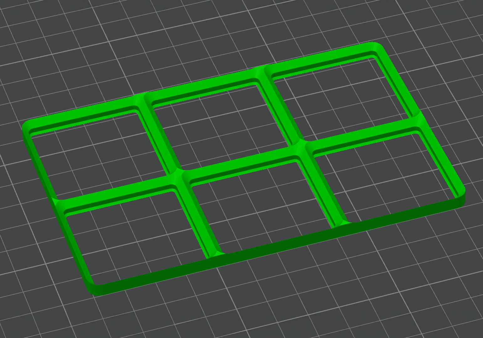 Gridfinity základna 2x3