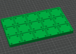 Gridfinity zátěžová základna 3x5