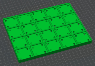 Gridfinity zátěžová základna 4x5