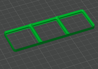 Gridfinity základna 1x3