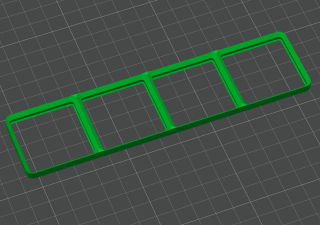 Gridfinity základna 1x4