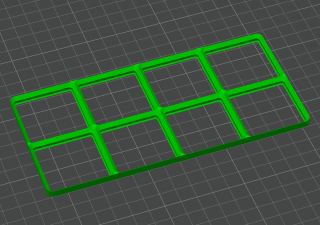 Gridfinity základna 2x4