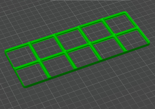 Gridfinity základna 2x5