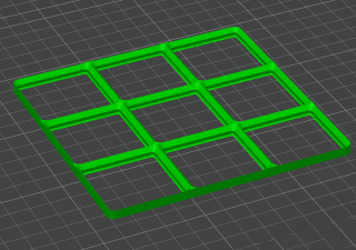 Gridfinity základna 3x3