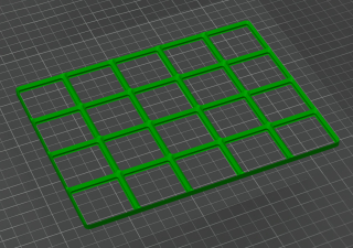 Gridfinity základna 4x5