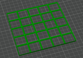 Gridfinity základna 5x5
